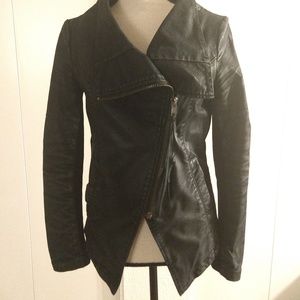 🚚MOVING SALE! Asymmetrical Faux Suede Jacket